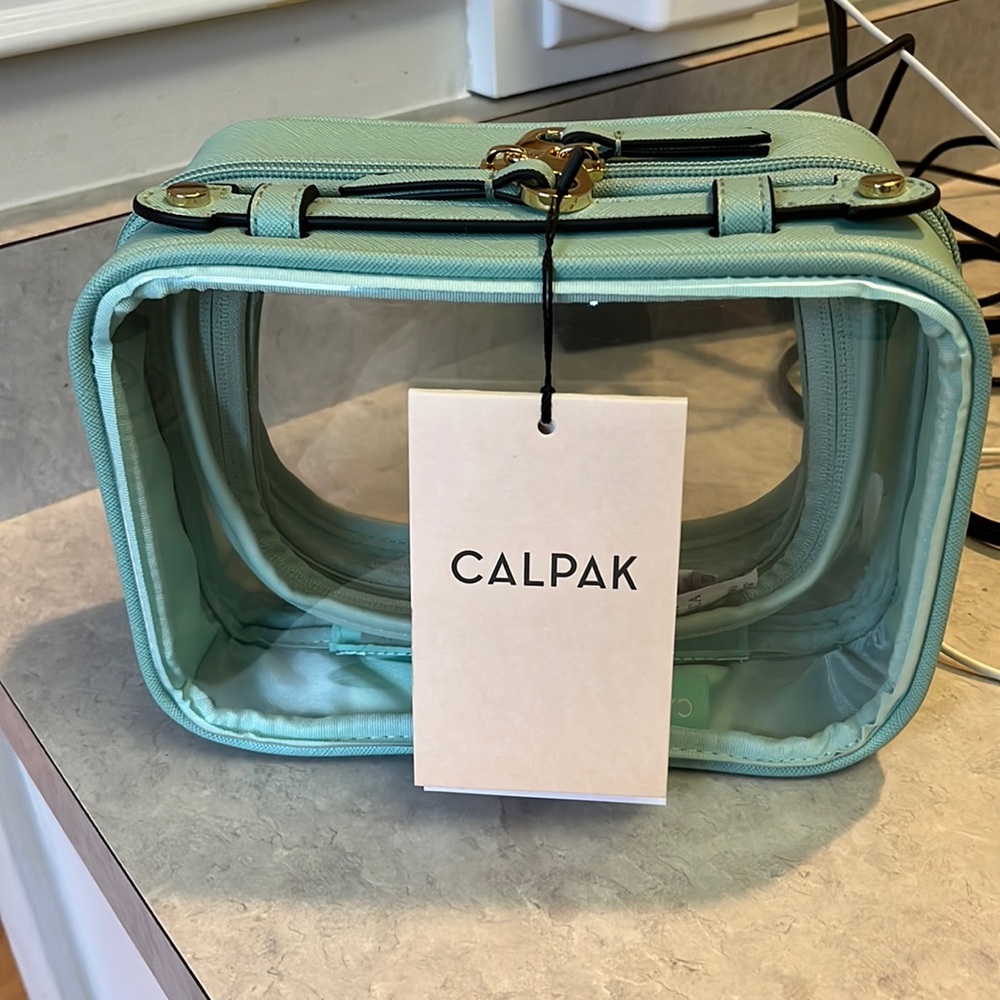 Calpak clear cosmetics case
